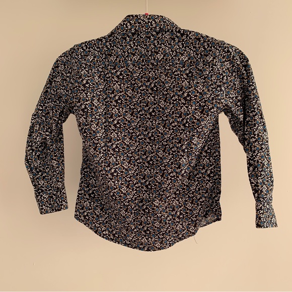 🔵 2 for 15$ 🔵 Boys’ button down shirt (floral pattern) - Picture 4 of 4